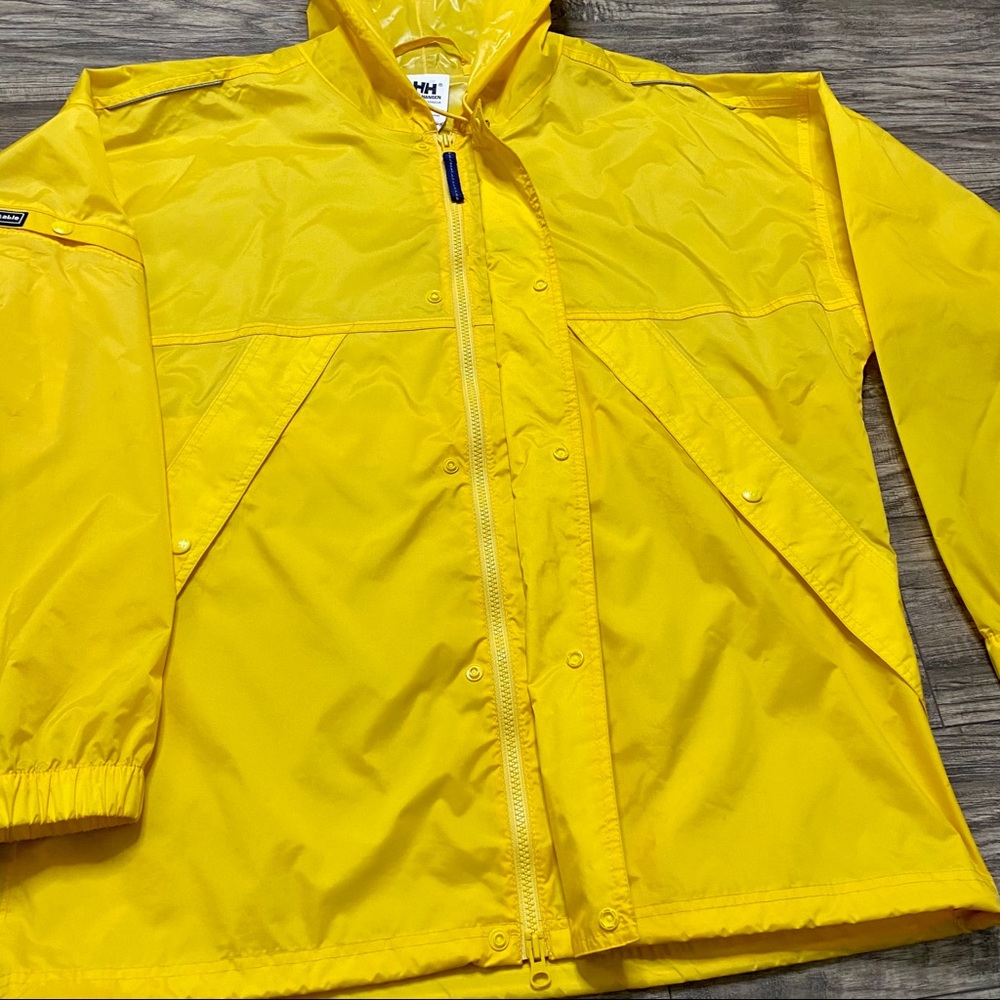 Helly Hansen Rain Coat Packable Full Zip With Hood - image 7